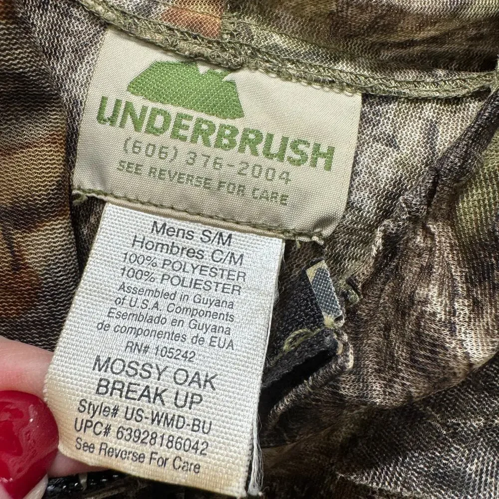 Vintage Underbrush Ghillie Set Mens S/M‎ Mossy Oak Break Up Leafy Jacket + Pants